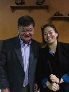 Koon Woon and Kaya publisher, Sunyoung Lee, are all smiles!